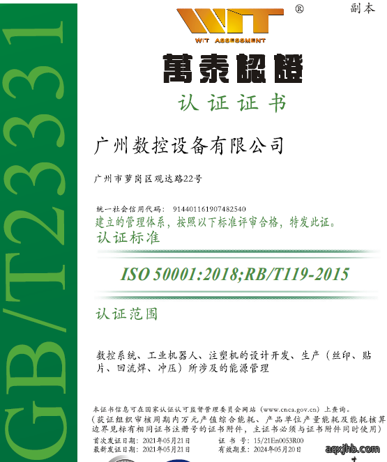  能源管理体系认证
